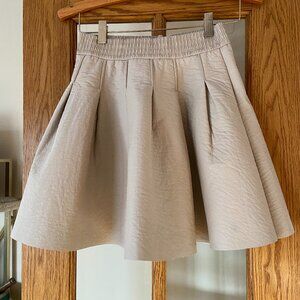 Vegan Leather Structural Skirt